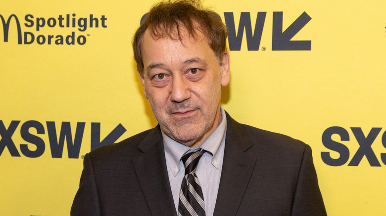 Sam Raimi smiling