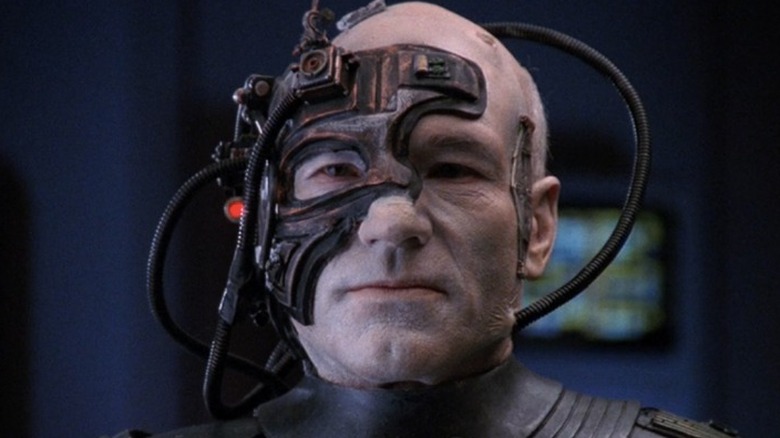 Jean Luc Picard as The Borg