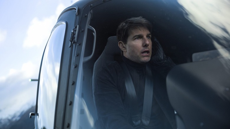 Ethan Hunt piloting helicopter