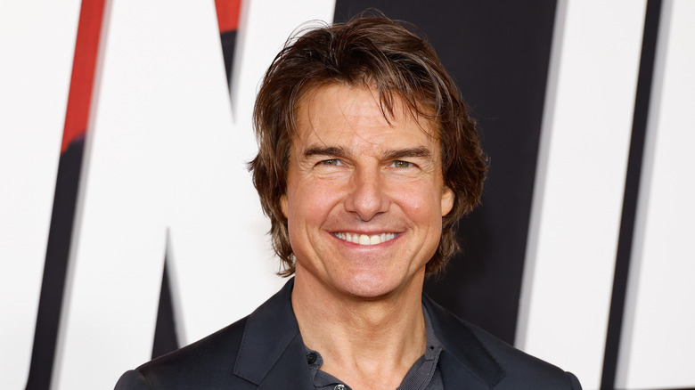 Tom Cruise at event smiling