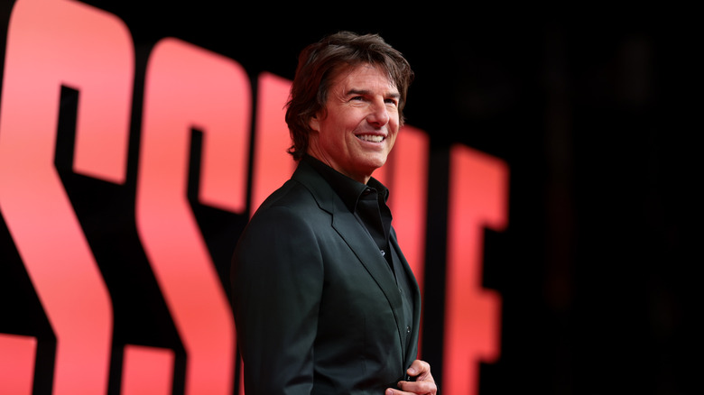 Tom Cruise at event smiling