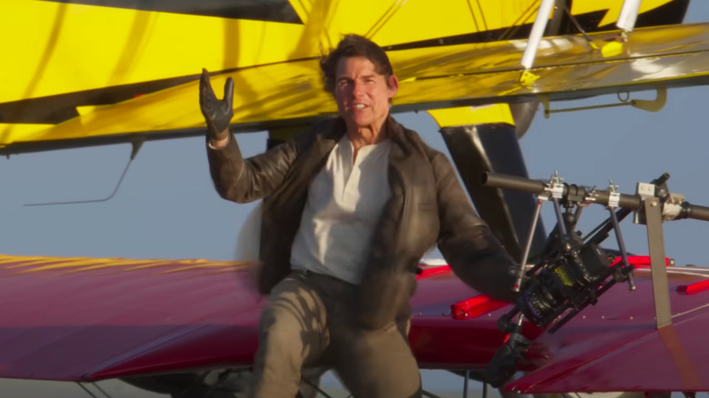 Tom Cruise CinemaCon plane stunt