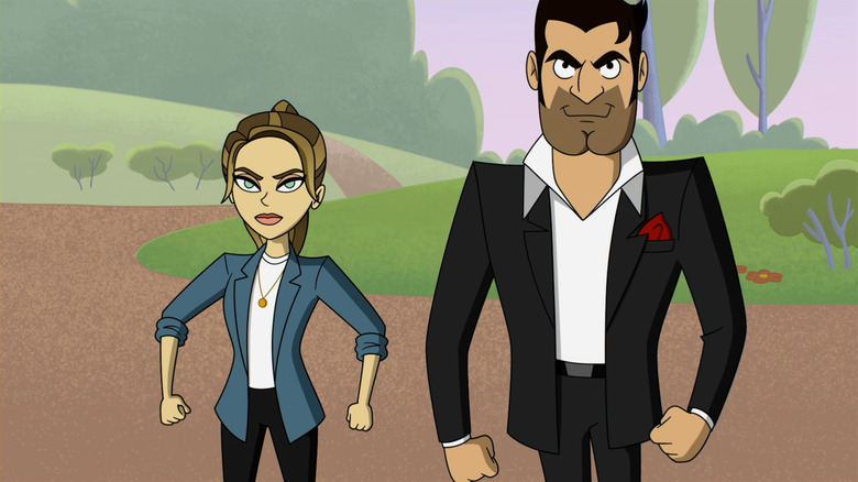 Animated Chloe and Lucifer