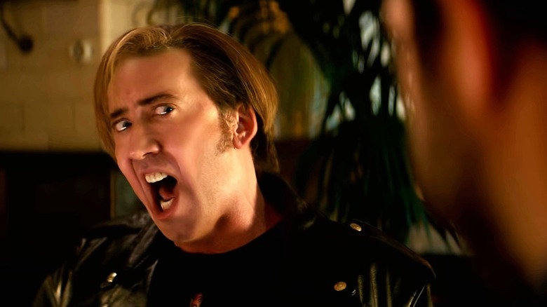 Nicolas Cage yelling