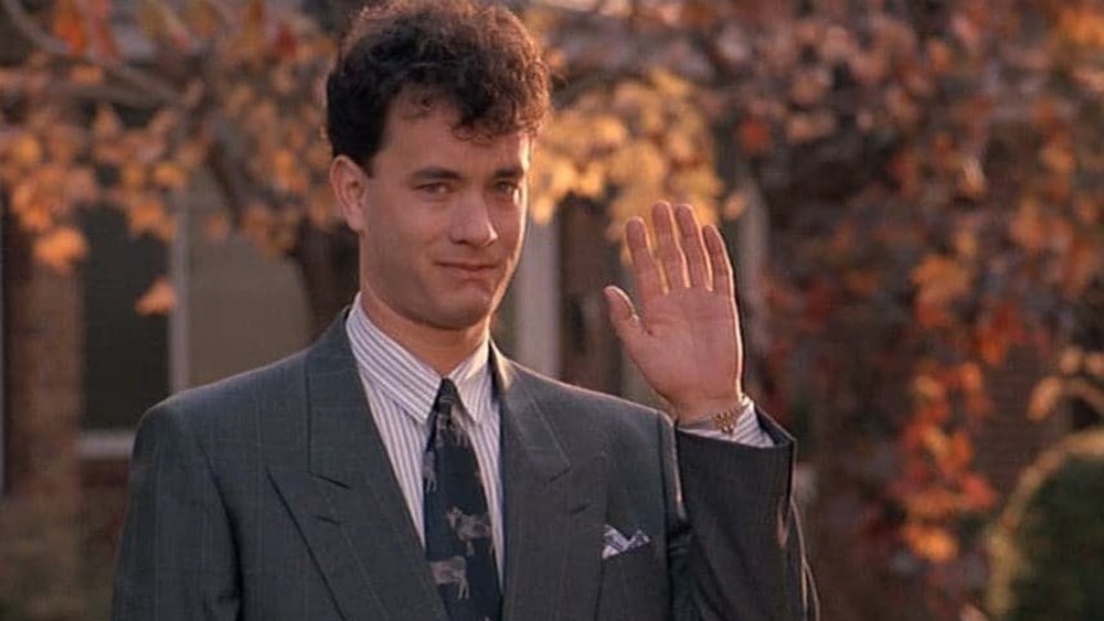 Tom Hanks waving