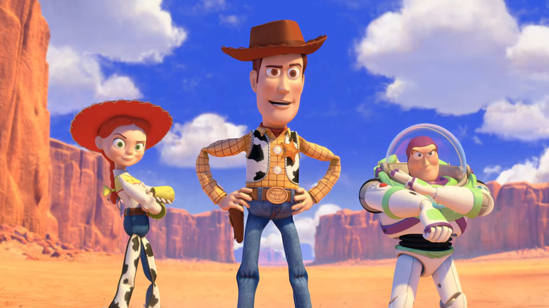 Woody with Jesse and Buzz