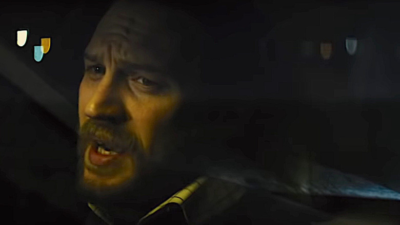 Tom Hardy as Locke in car