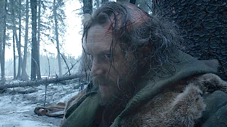 Scalped Tom Hardy in The Revenant