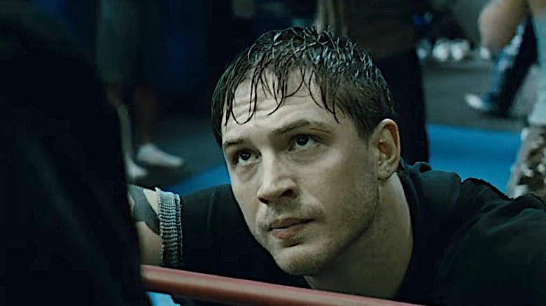 Tom Hardy in Warrior MMA ring