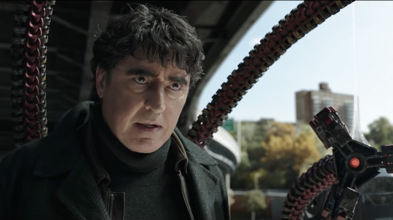 Alfred Molina playing Doc Ock