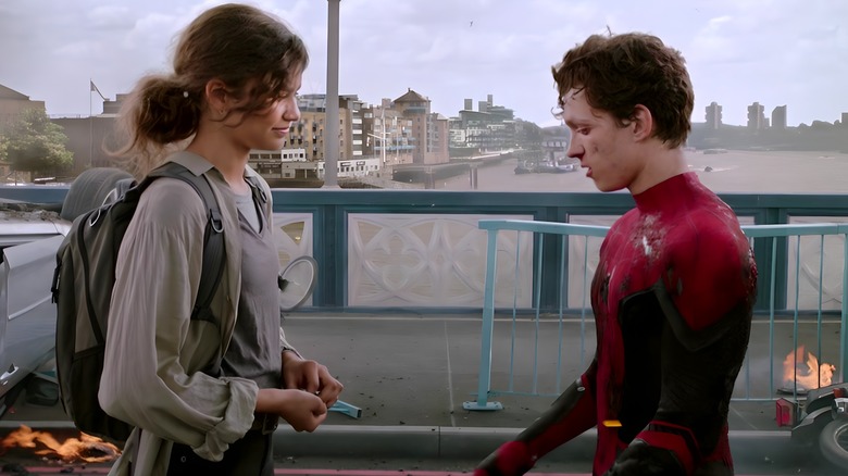 MJ and Peter on bridge