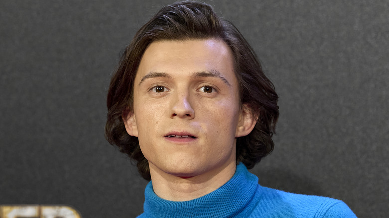 Actor Tom Holland attends 'Uncharted' premiere