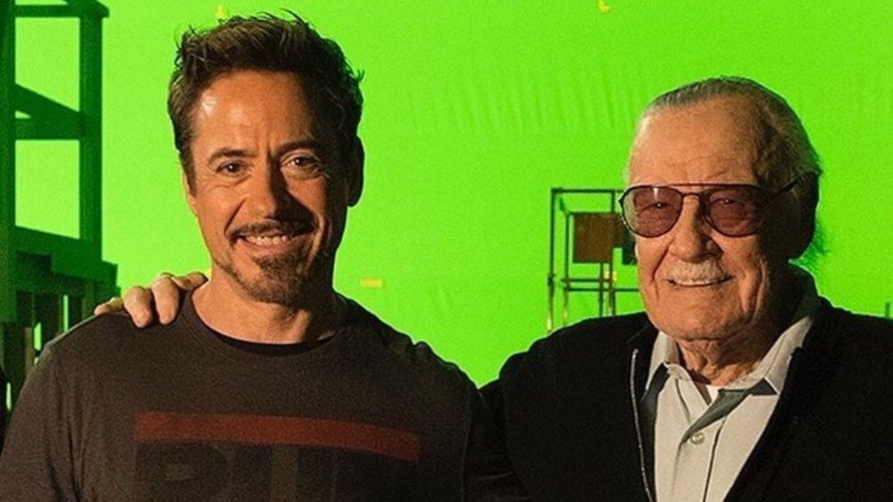 Robert Downey Jr. and Stan Lee