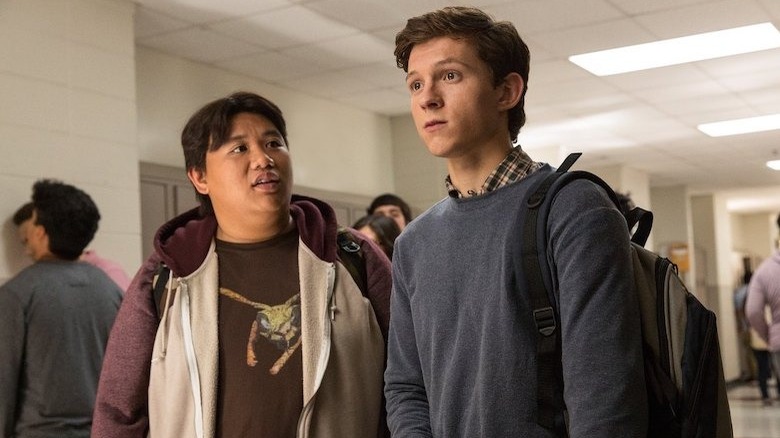 Ned Leeds looking at Peter Parker