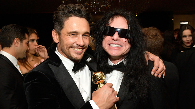 James Franco and Tommy Wiseau at Golden Globes