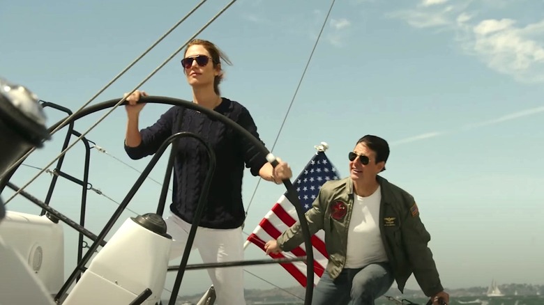 Maverick and Penny sailing the seas