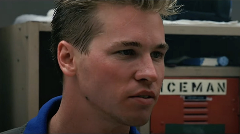 Val Kilmer acting in Top Gun