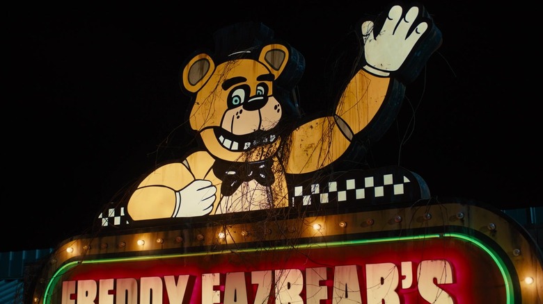 Freddy Fazbear's sign