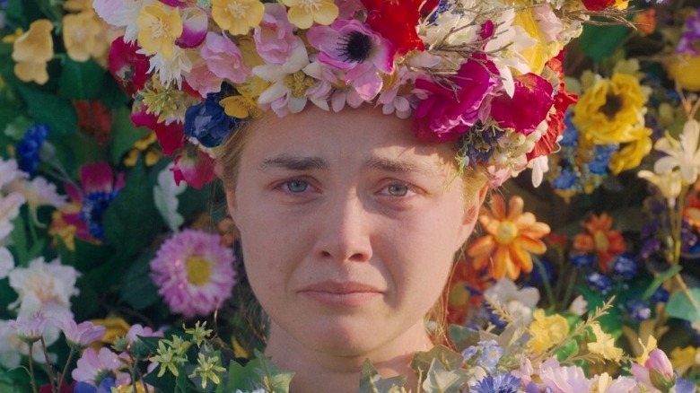 Florence Pugh sad