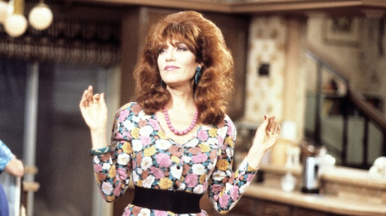 Peggy Bundy in the kitchen