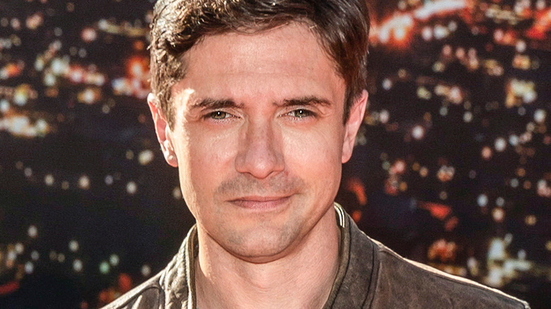 Topher Grace Brown Jacket