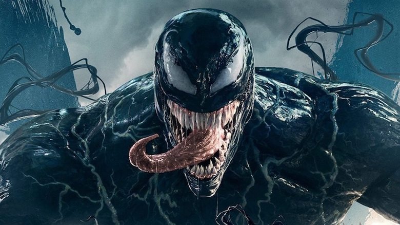 Venom with huge tongue