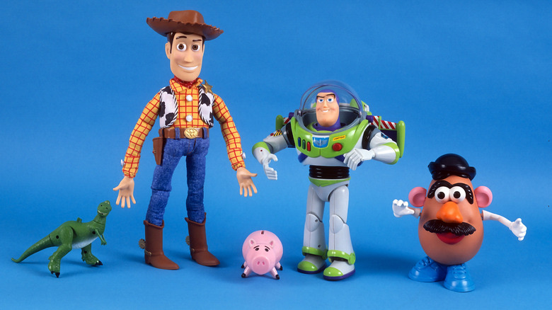 the toy story gang smiling