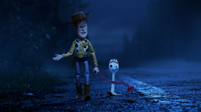 Forky walking with Woody