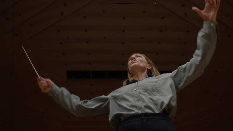 Cate Blanchett conducting