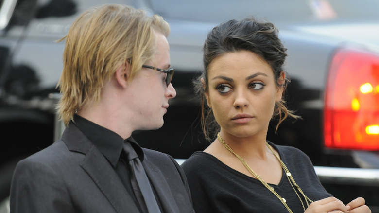 Mila Kunis with Macaulay Culkin