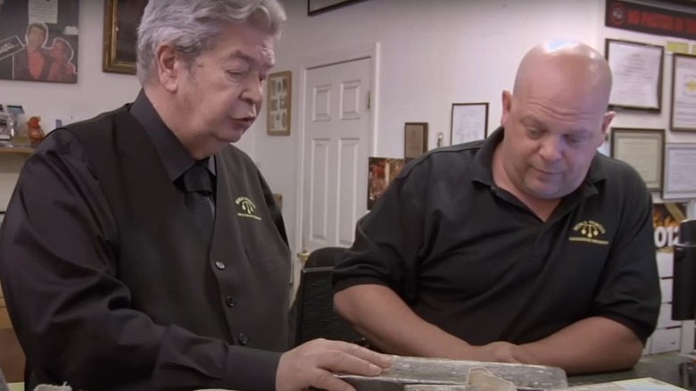 Richard and Rick Harrison talking