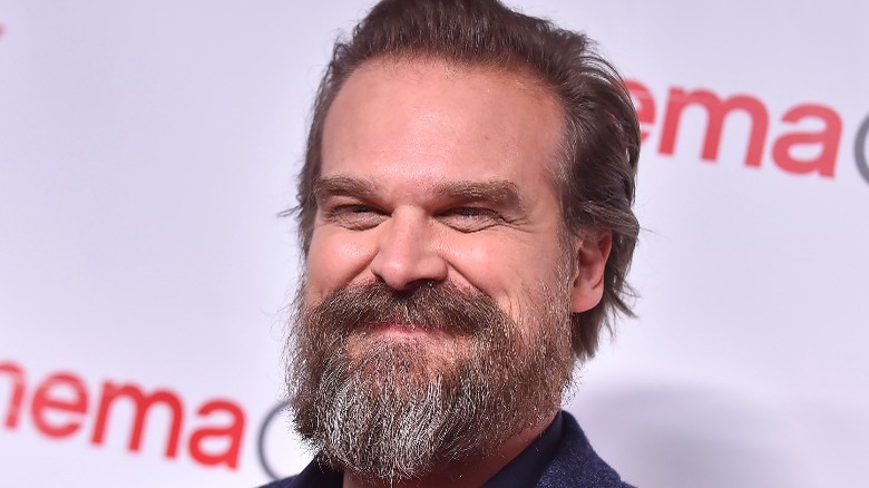 David Harbour smiling