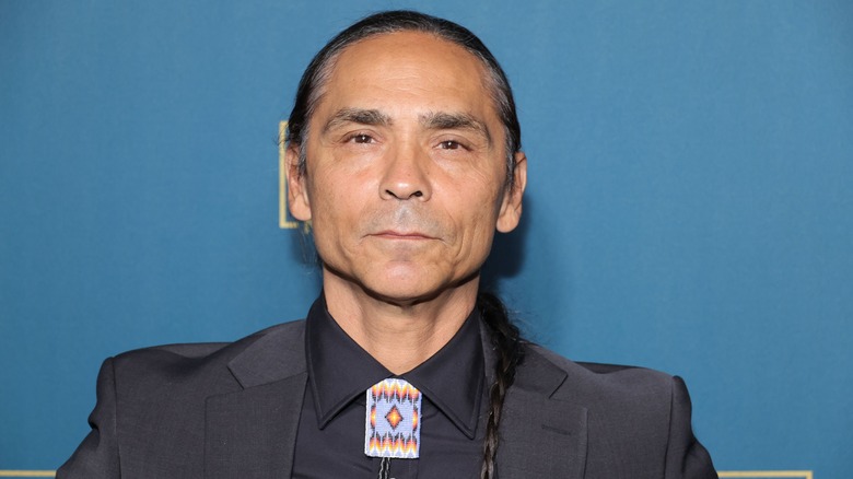 Zahn McClarnon at AMC premiere 