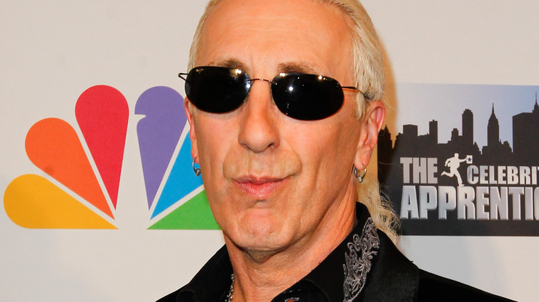 Dee Snider wears sunglasses