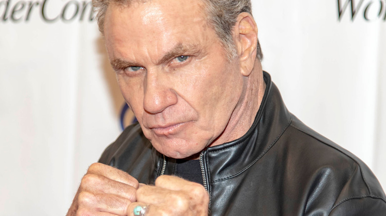 Martin Kove glares