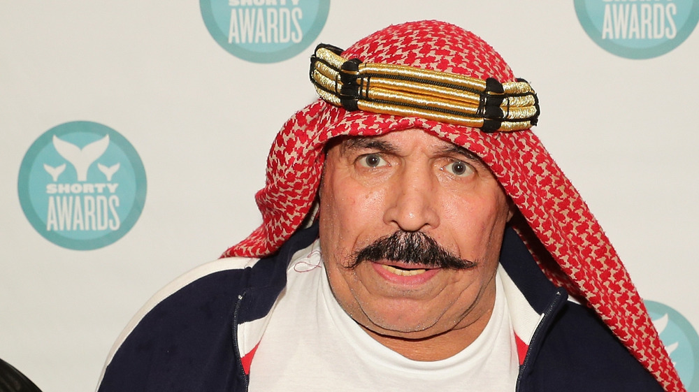 Iron Sheik staring