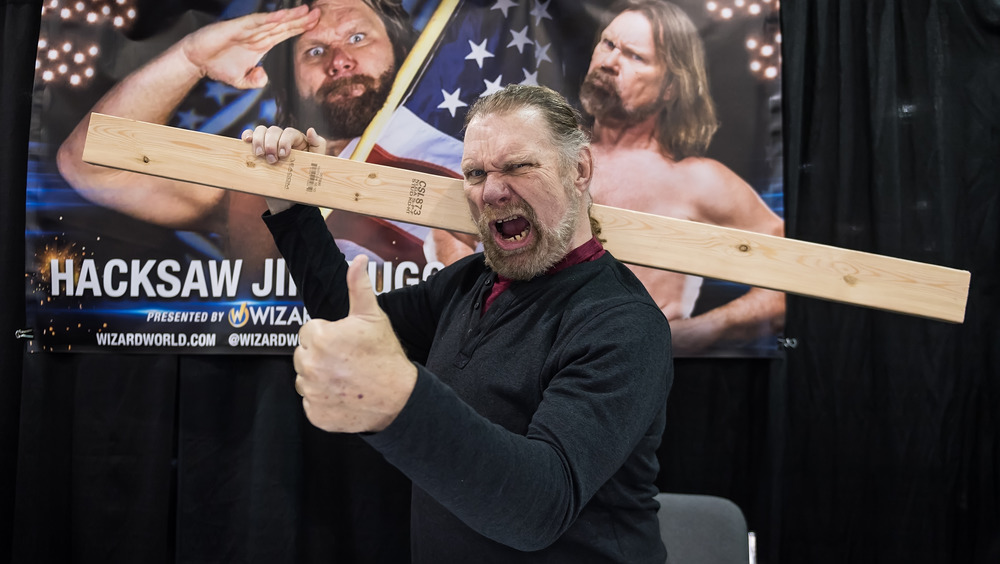 Hacksaw Jim Duggan hoooooooooooo