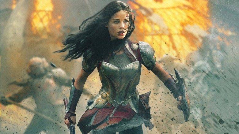 Lady Sif in battle