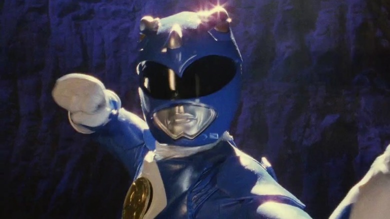 Blue Ranger posing