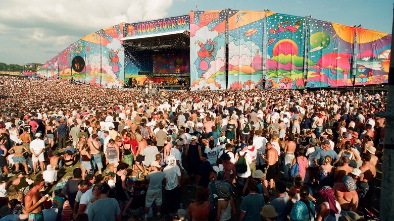 Woodstock 99 Stage and Crowd