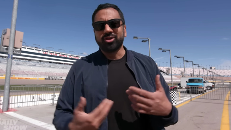 Kal Penn at NASCAR