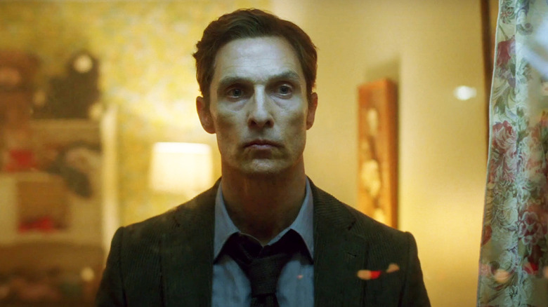 Rust Cohle looking haunted