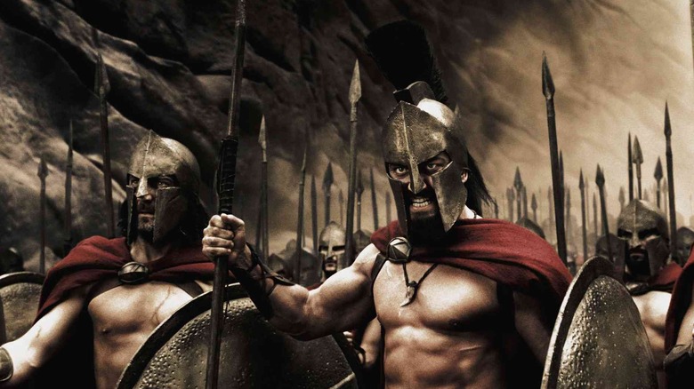 Leonidas leading army