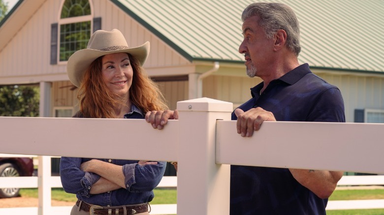 Dana Delany and Sylvester Stallone