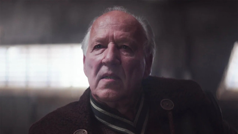 The Mandalorian Werner Herzog looks left