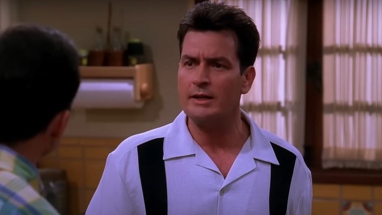 Charlie Harper talking