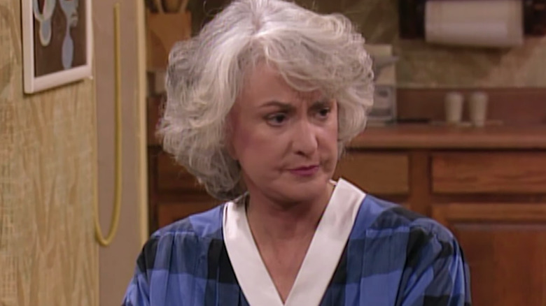 Dorothy Zbornak frowning