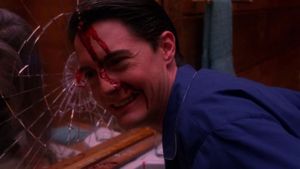 Kyle McLachlan as Dale Cooper, possessed by BOB, from Twin Peaks