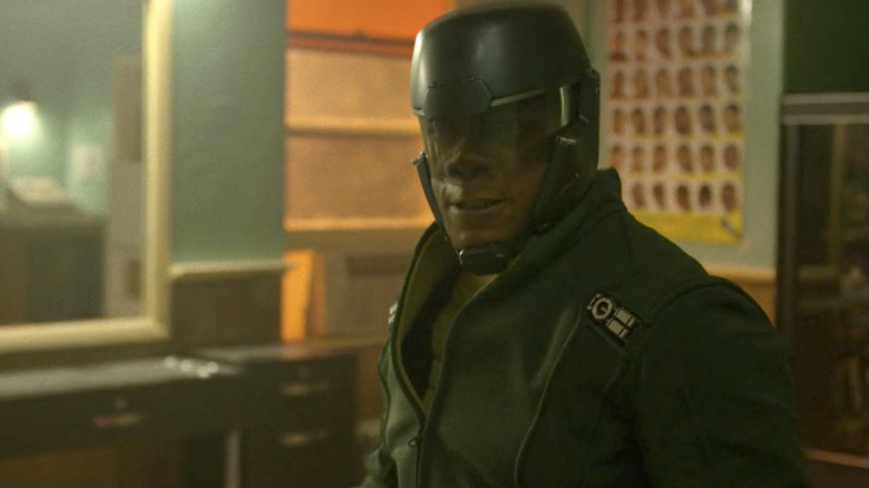 Diamondback's powered suit in Luke Cage