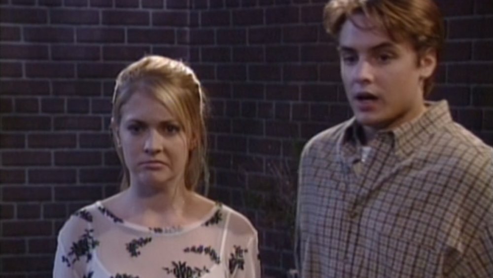 Melissa Joan Hart and Will Friedle in Boy Meets World, Sabrina the Teenage Witch, crossover